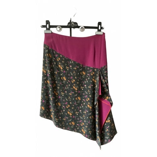 Pre-owned Etro Silk Mini Skirt In Other