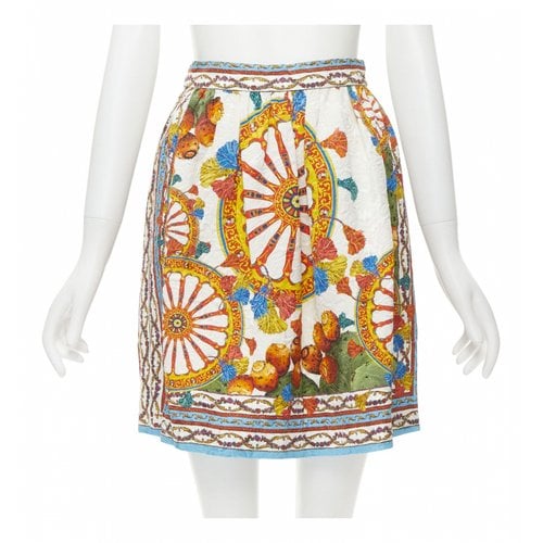 Pre-owned Dolce & Gabbana Mid-length Skirt In Multicolour