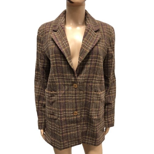 Pre-owned Bella Jones Wool Suit Jacket In Brown