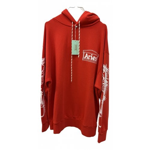 Pre-owned Aries Sweatshirt In Red