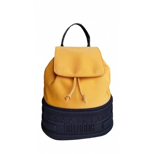 Pre-owned Coccinelle Backpack In Yellow