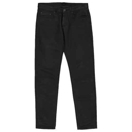 Pre-owned Burberry Straight Jeans In Black
