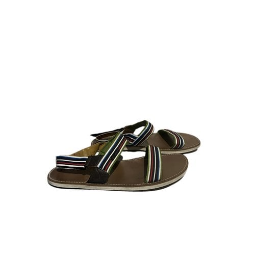Pre-owned Dsquared2 Leather Sandals In Green