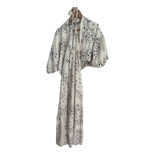 Pre-owned Erika Cavallini Mid-length Dress In White