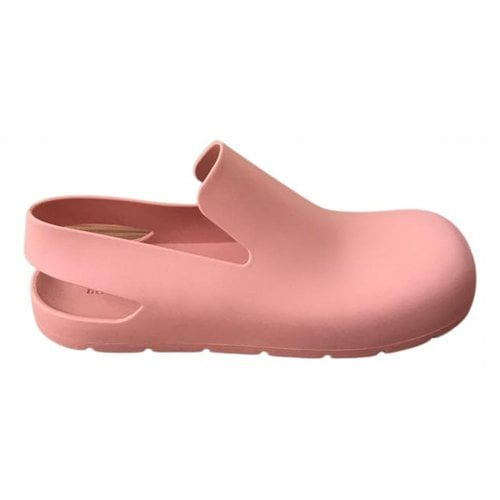 Pre-owned Bottega Veneta Sandal In Pink