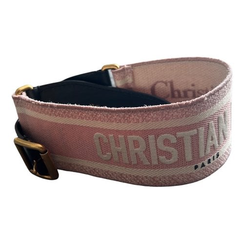 Pre-owned Dior Belt In Pink
