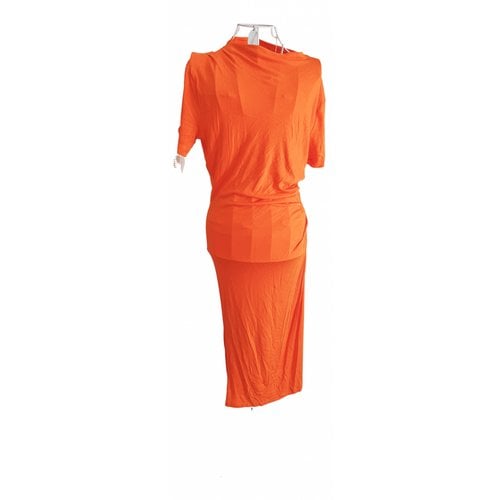 Pre-owned By Malene Birger Mid-length Dress In Orange