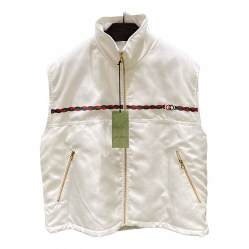 Pre-owned Gucci Vest In White