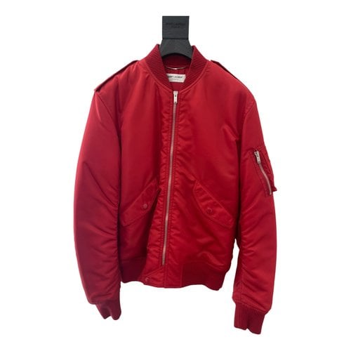 Pre-owned Saint Laurent Jacket In Red