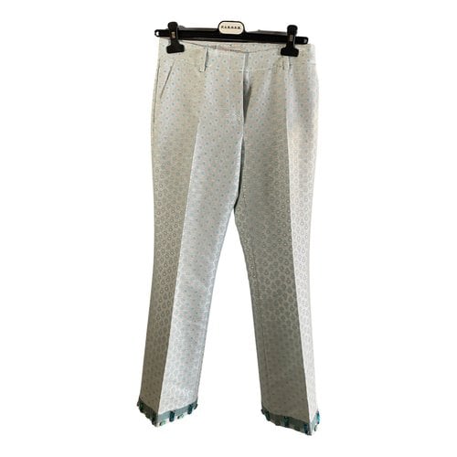 Pre-owned L'autre Chose Chino Pants In Metallic