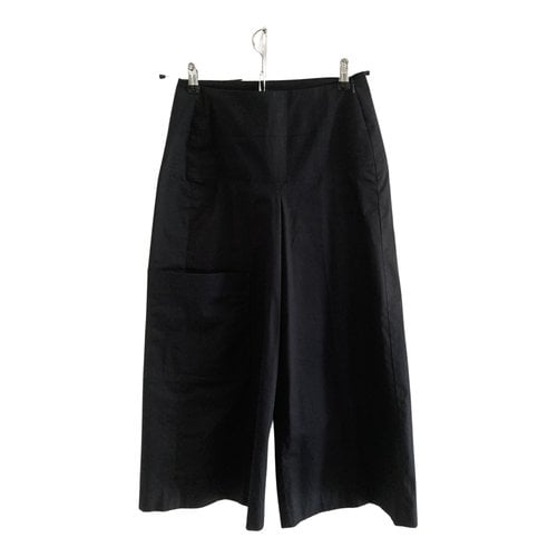 Pre-owned Dondup Large Pants In Black