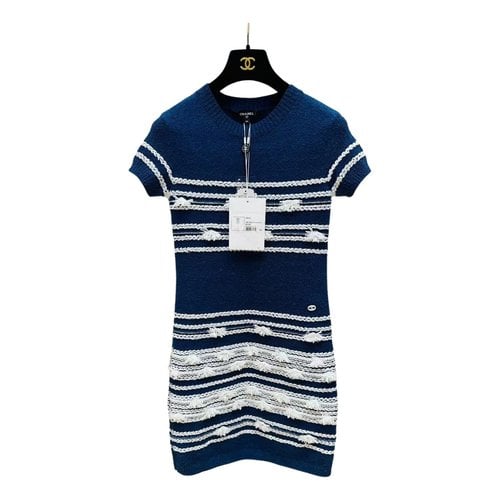 Pre-owned Chanel Mid-length Dress In Blue