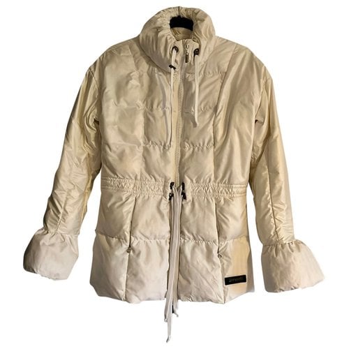 Pre-owned Just Cavalli Jacket In White
