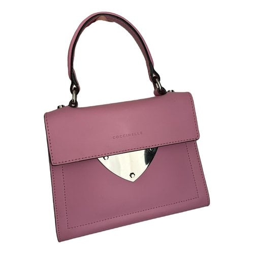 Pre-owned Coccinelle Vegan Leather Handbag In Pink