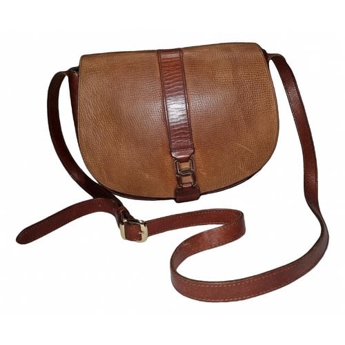 Pre-owned Vanessa Seward Leather Crossbody Bag In Camel