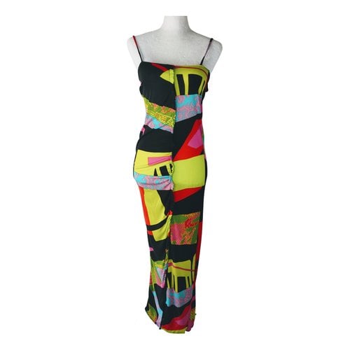 Pre-owned Christian Lacroix Maxi Dress In Multicolour