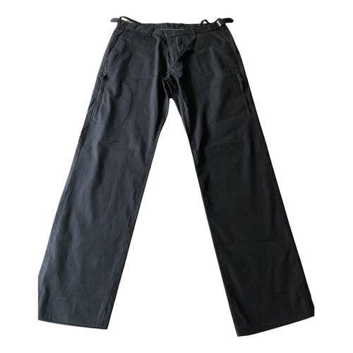 Pre-owned Costume National Trousers In Black
