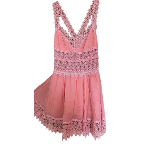 Pre-owned Charo Ruiz Mini Dress In Pink