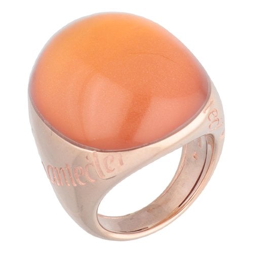 Pre-owned Chantecler Pink Gold Ring In Orange