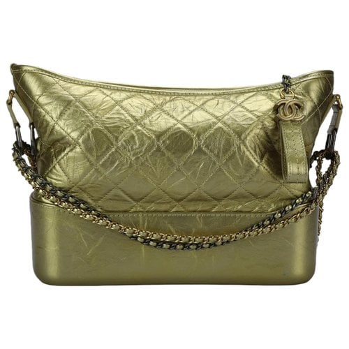 Pre-owned Chanel Leather Handbag In Metallic