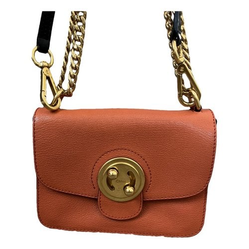 Pre-owned Chloé Mily Leather Handbag In Orange
