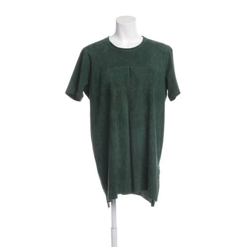 Pre-owned Jitrois Leather Dress In Green