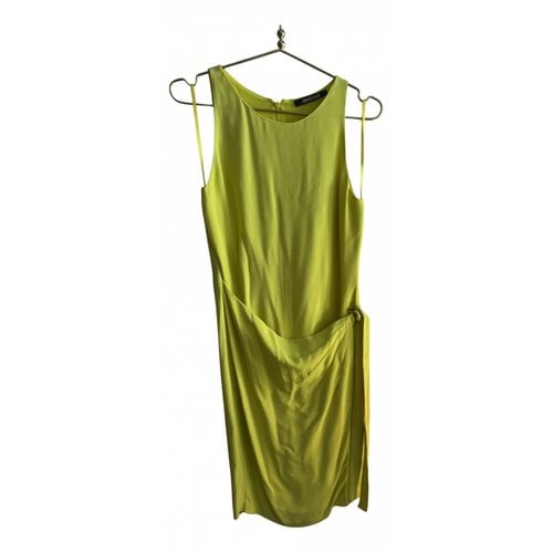 Pre-owned Roberto Cavalli Mid-length Dress In Yellow