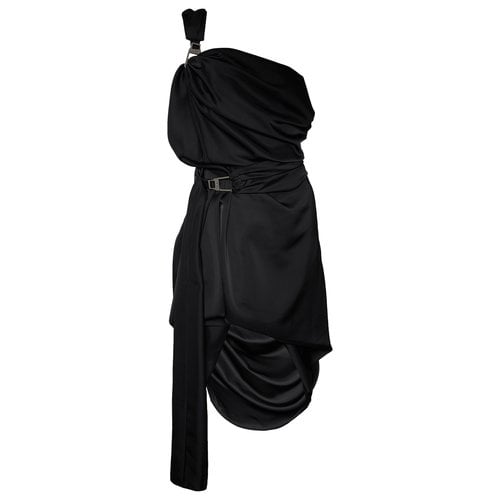 Pre-owned Attico Silk Dress In Black