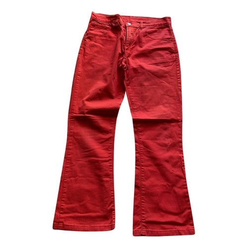 Pre-owned Levi's Jeans In Red