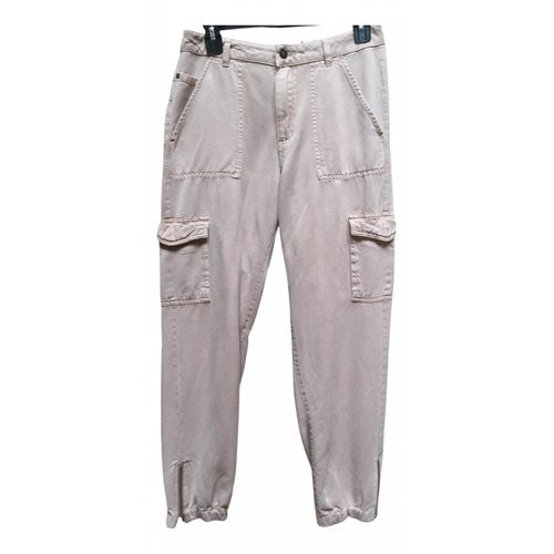 Pre-owned Guess Carot Pants In Beige