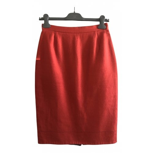 Pre-owned Prada Mid-length Skirt In Red