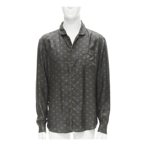 Pre-owned Dolce & Gabbana Silk Blouse In Grey