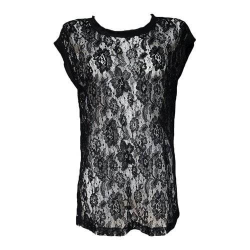Pre-owned Dolce & Gabbana Lace Vest In Black