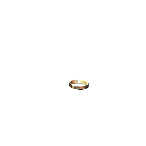 Pre-owned Cartier Love Yellow Gold Ring In Other
