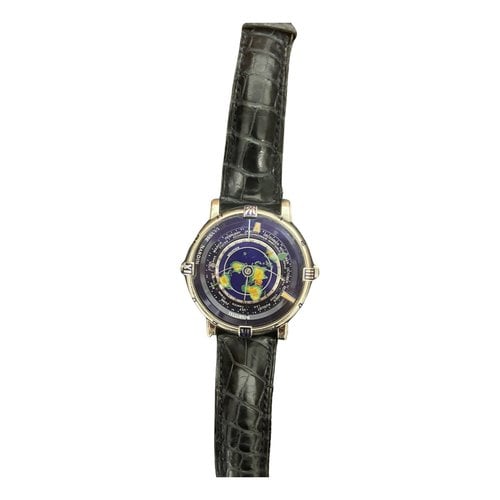 Pre-owned Ulysse Nardin Platinum Watch In Blue