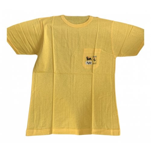 Pre-owned Ferrari T-shirt In Yellow