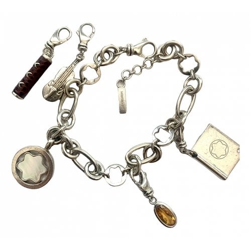 Pre-owned Montblanc Silver Bracelet