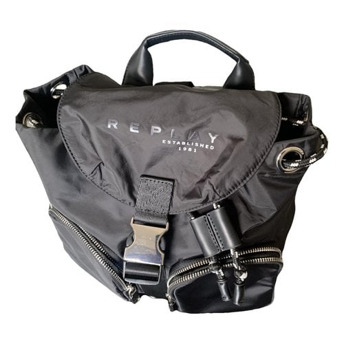 Pre-owned Replay Backpack In Black