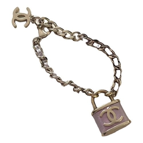 Pre-owned Chanel Cc Bracelet In Pink