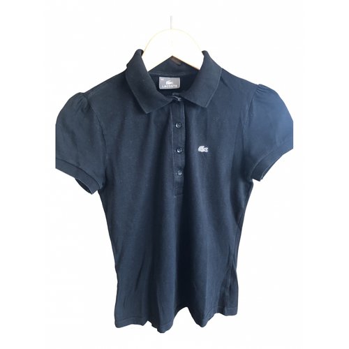 Pre-owned Lacoste Polo In Black
