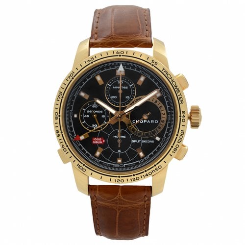 Pre-owned Chopard Yellow Gold Watch In Brown