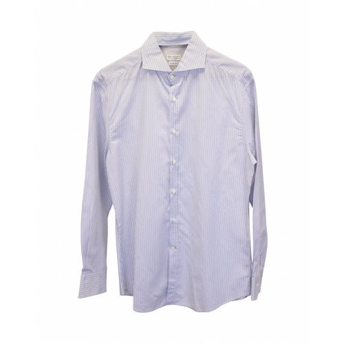 Pre-owned Brunello Cucinelli Shirt In Blue