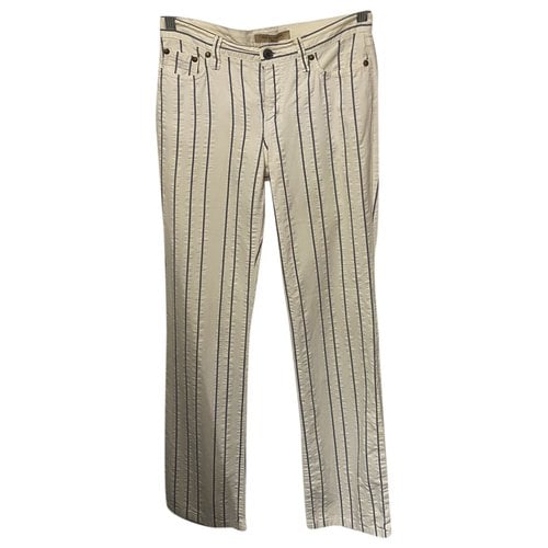 Pre-owned See By Chloé Straight Pants In White