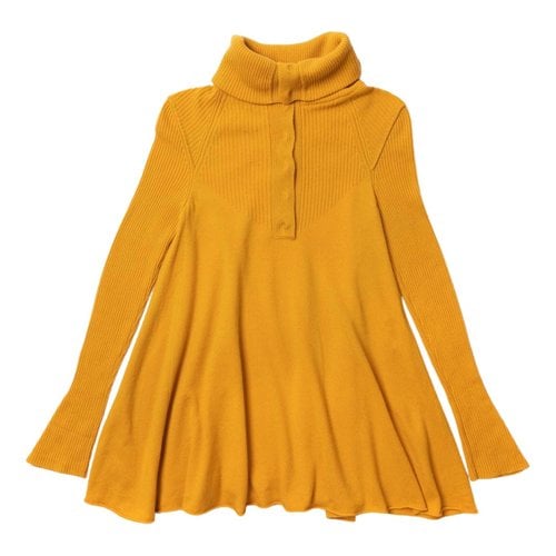 Pre-owned Fendi Cashmere Jumper In Yellow