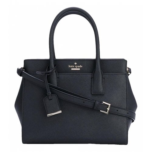 Pre-owned Kate Spade Leather Satchel In Black