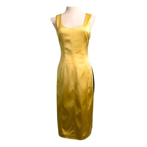 Pre-owned D&g Dress In Yellow