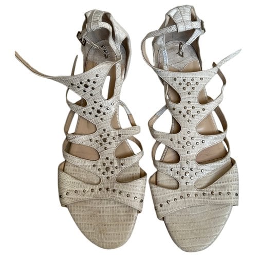 Pre-owned Jimmy Choo Leather Sandal In White
