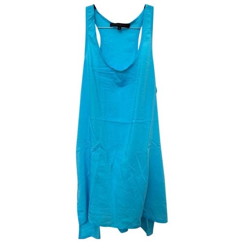 Pre-owned Victoria Beckham Vest In Turquoise