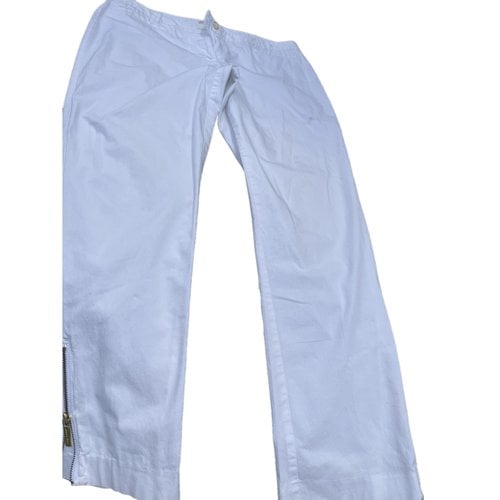 Pre-owned Michael Kors Chino Pants In White