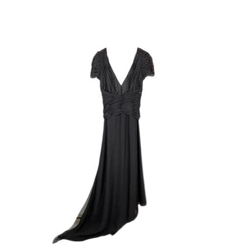Pre-owned Chanel Silk Maxi Dress In Black